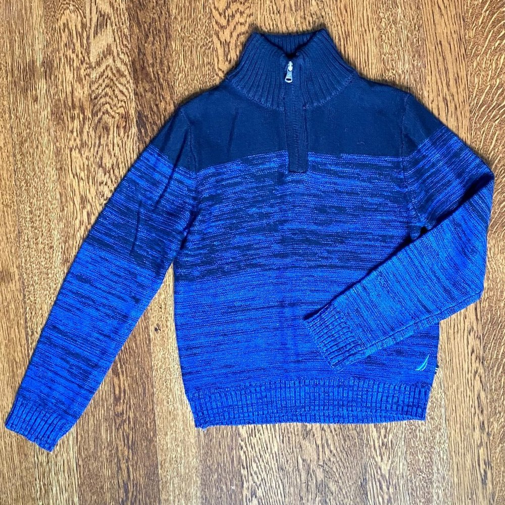 NWT Nautica Quarter-zip Pullover Sweater - Size 7 (XL)